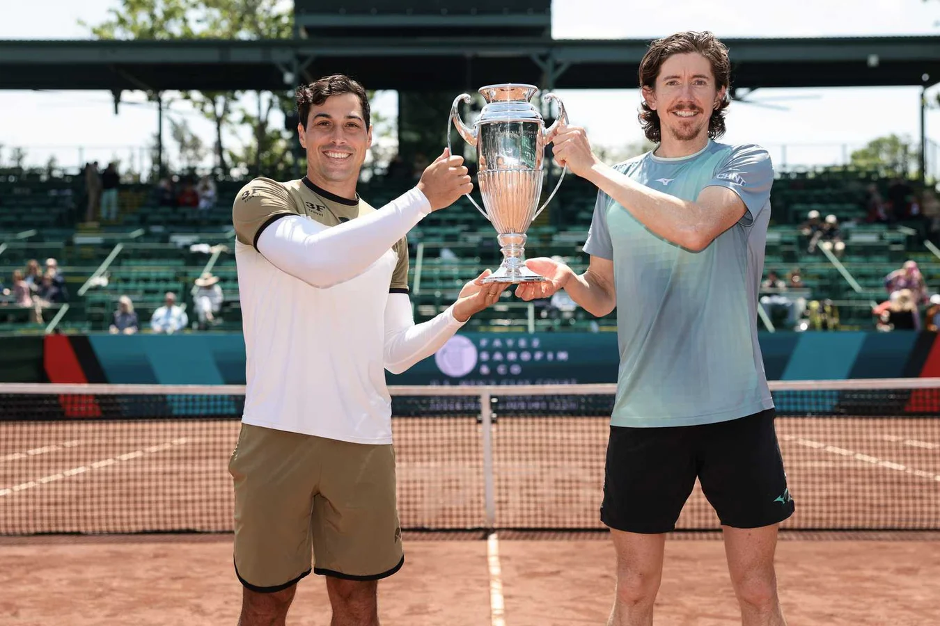 Romboli and Smith Win First US Clay Doubles Crown